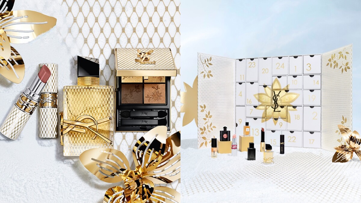 YSL 2024聖誕彩妝「金奢蕾絲」限量系列大走華麗浪漫風!豐富禮盒&絕美倒數月曆通通有